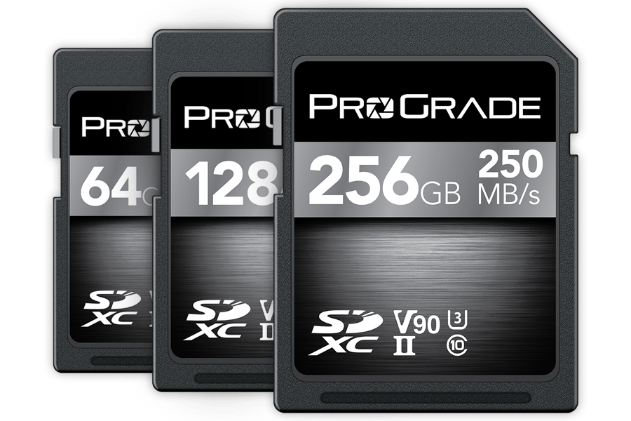 ProGrade Digital Announces SDXC UHS-II V90 Memory Cards