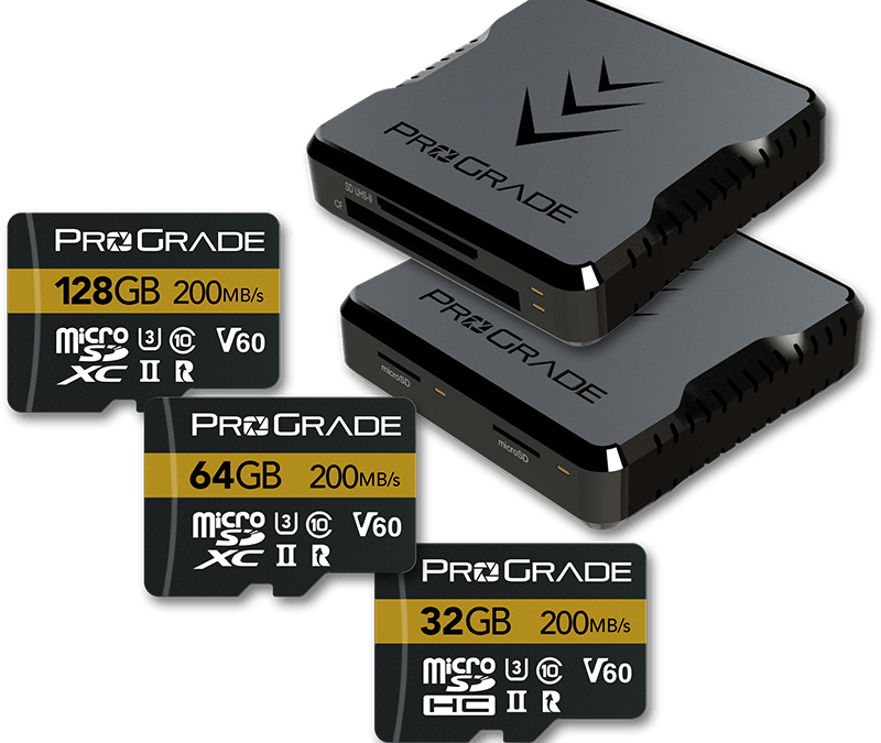 ProGrade Digital Announces New Line Of Professional Grade microSDXC™ UHS-II, V60 Memory Cards, Plus Two Additional USB 3.1, Gen. 2 Dual-Slot Workflow Readers