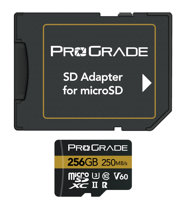 Prograde Digital™ Announces Faster MicroSDXC, UHS-II, V60 Memory Cards Plus Addition Of 256GB Capacity – All Featuring Refresh Pro™ Software Support*