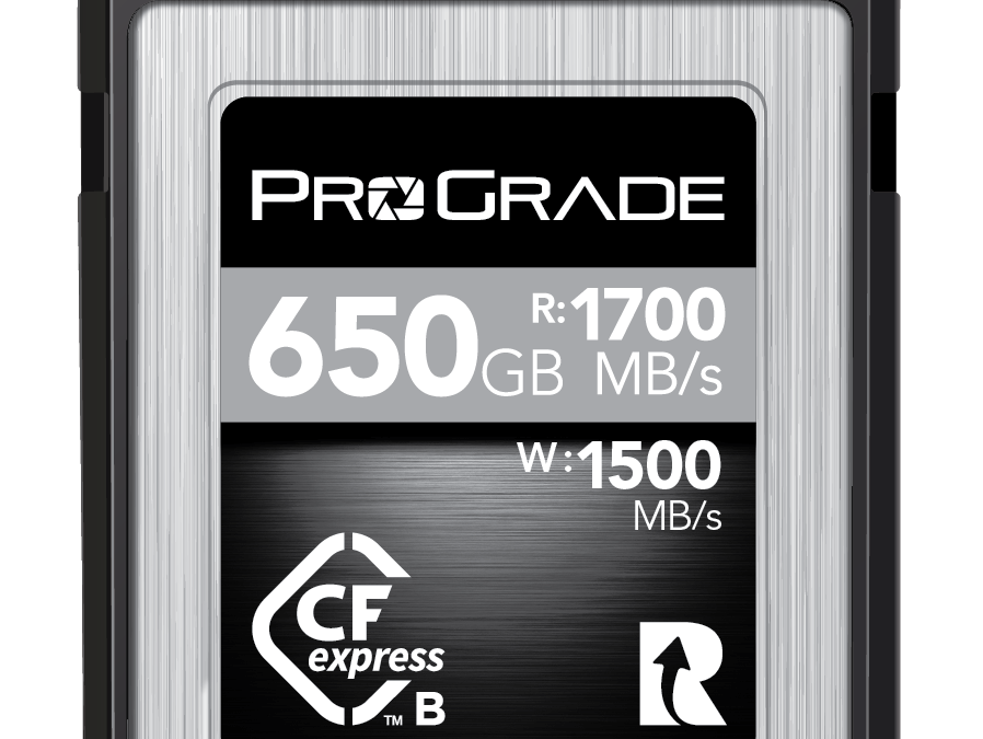 Prograde Digital Announces Faster CFExpress™ Type B Memory Cards And Higher Capacities With Read Speeds Of 1,700MB/S And Refresh Pro™ Software Support*
