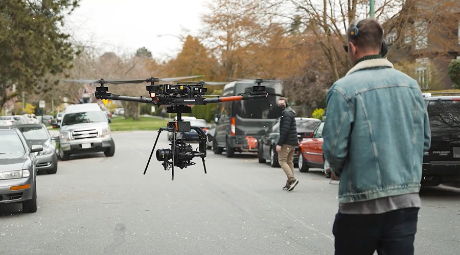 Aerial Director Patrick Weir, relies on ProGrade Digital microSD cards to ensure he gets the shot
