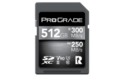 Prograde Digital™ Announces a Higher Capacity SDXC UHS-II V90 512GB Memory Card