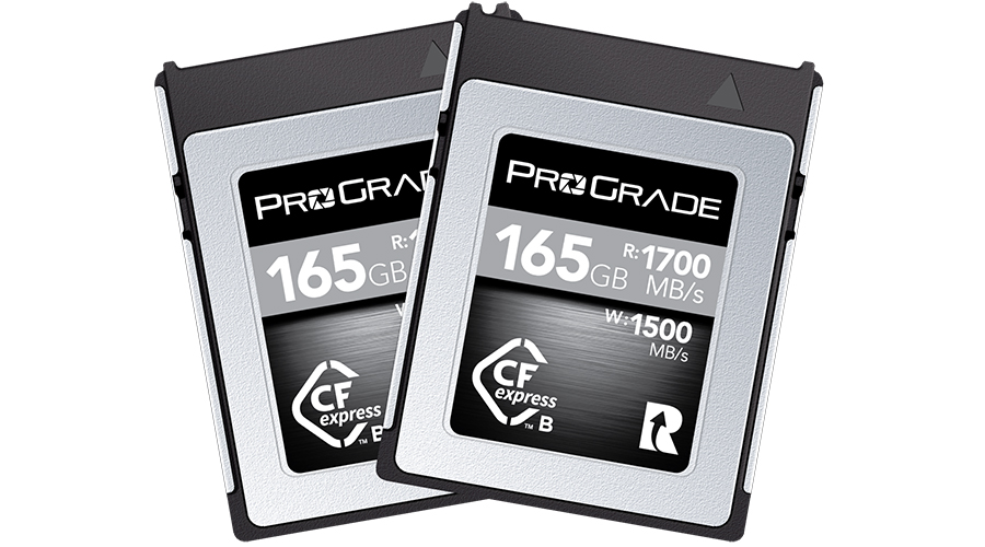 CFexpress Type B 165GB Memory Card Announcement | ProGrade Digital ...