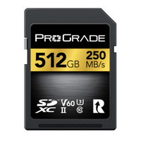 ProGrade Digital SDXC UHS-II V60 250R Memory Card 512GB