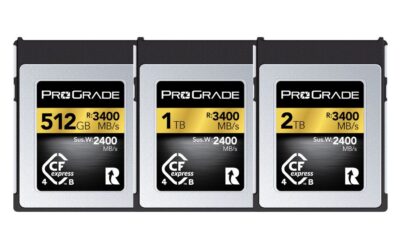 ProGrade Digital Announces 4th Generation CFexpress 4.0 Type B Gold Memory Cards