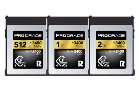 New 4th Gen CFexpress 4.0 Type B Gold Card | ProGrade Digital