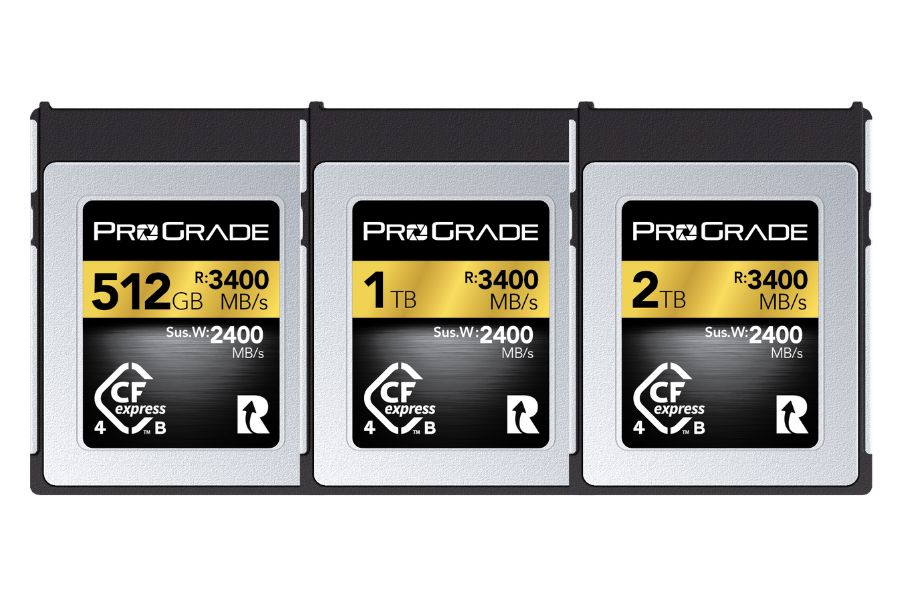 New 4th Gen CFexpress 4.0 Type B Gold Card | ProGrade Digital