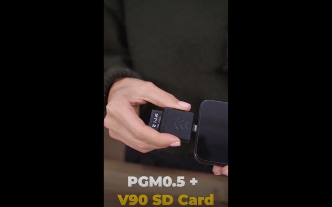 PGM0.5 Mobile Reader: A Must-Have Accessory for Video Recording on iPhone 15 Pro | ProGrade Digital