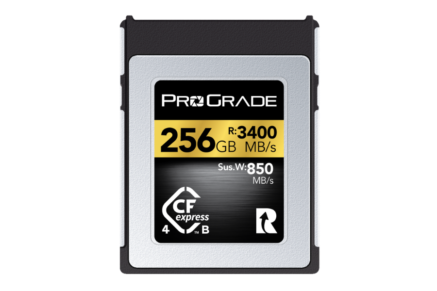 PROGRADE DIGITAL ANNOUNCES NEW CFEXPRESS 4.0 TYPE B 256GB GOLD MEMORY CARD