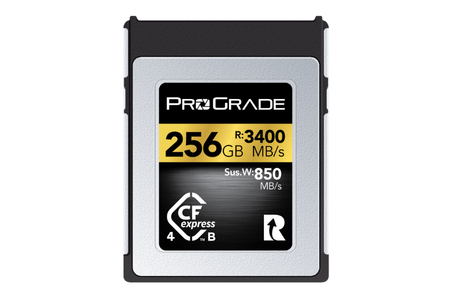 CFexpress 4.0 Type B 256GB Gold Card Press Release | ProGrade Digital