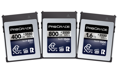 PROGRADE DIGITAL ANNOUNCES NEW LINE OF 4th GENERATION CFEXPRESS 4.0 TYPE B VPG400 RATED MEMORY CARDS 