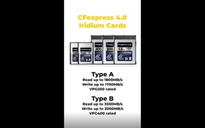 Learn More About the CFexpress 4.0 Iridium Memory Cards | ProGrade Digital