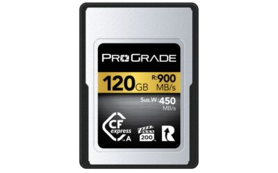 Prograde Digital Announces New CFexpress 2.0 Type A 120GB Gold Memory Card