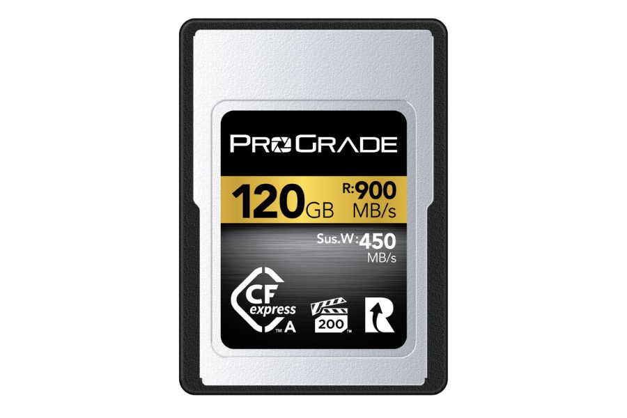 Prograde Digital Announces New CFexpress 2.0 Type A 120GB Gold Memory Card