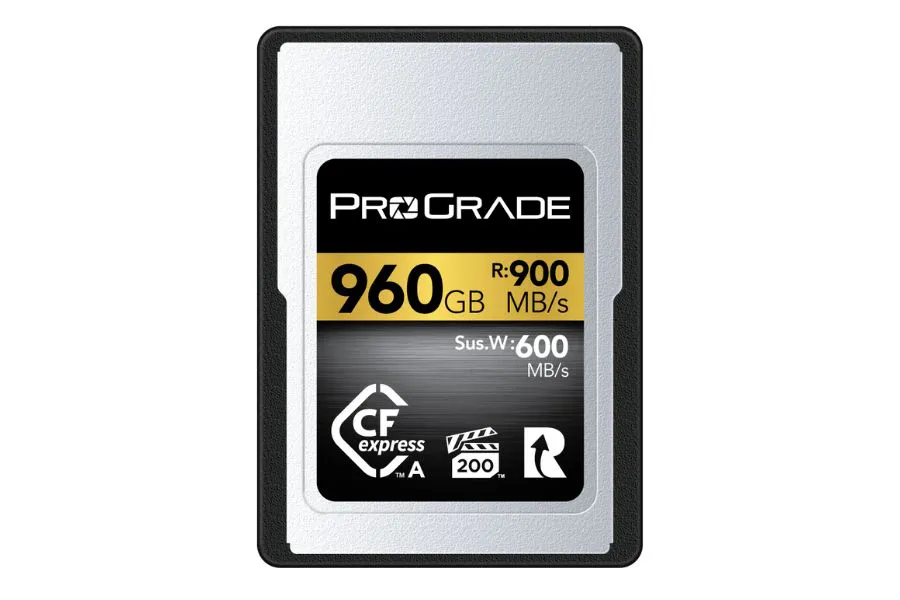 Prograde Digital Announces Higher Capacity CFexpress 2.0 Type A 960GB Gold Memory Card