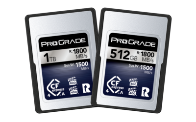 ProGrade Digital™ Announces Higher Capacity CFExpress 4.0 Type A Iridium Memory Cards with Dual VPG Certification